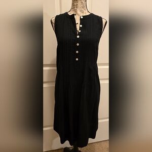 Sonoma Black Midi Dress Small